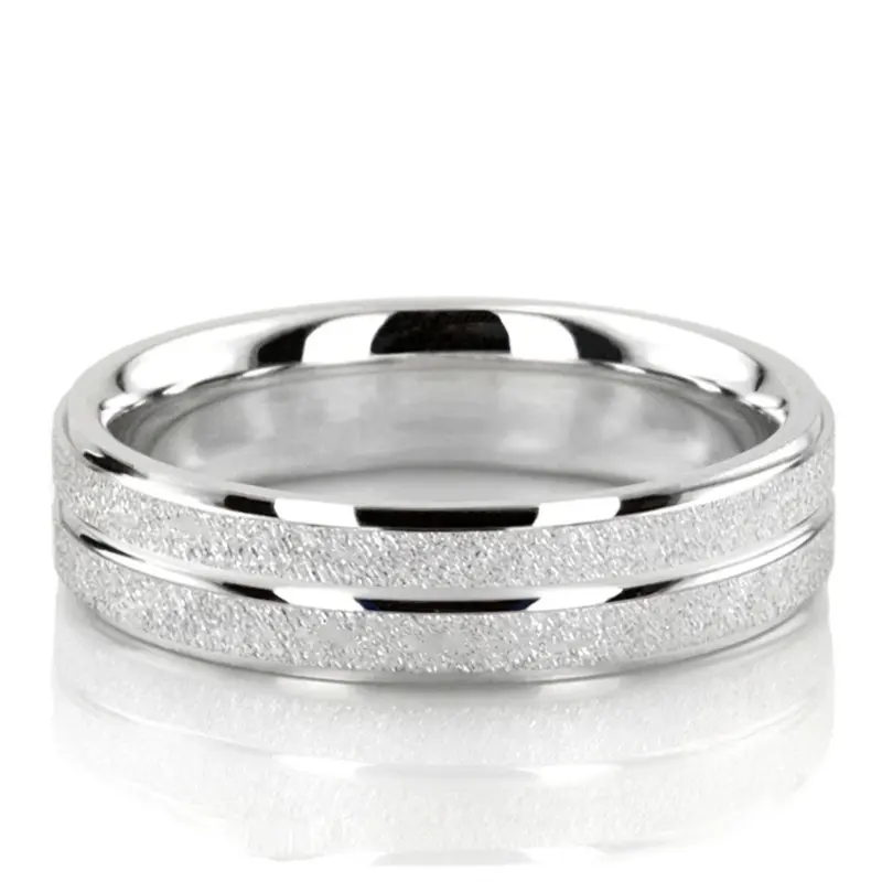 14K Stylish-Carved-Design-Wedding-Ring-Set - alternate view 3