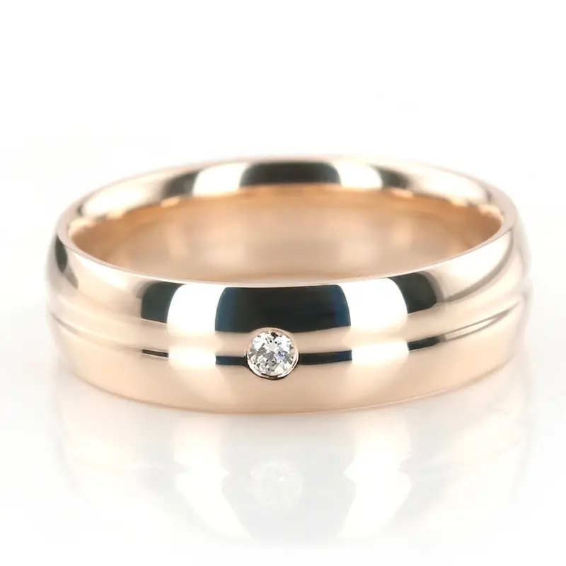 plat Statement-Piece-Diamond-Wedding-Band-Set - alternate view 3