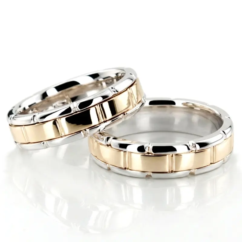 10K rolex-wedding-band-set - main view
