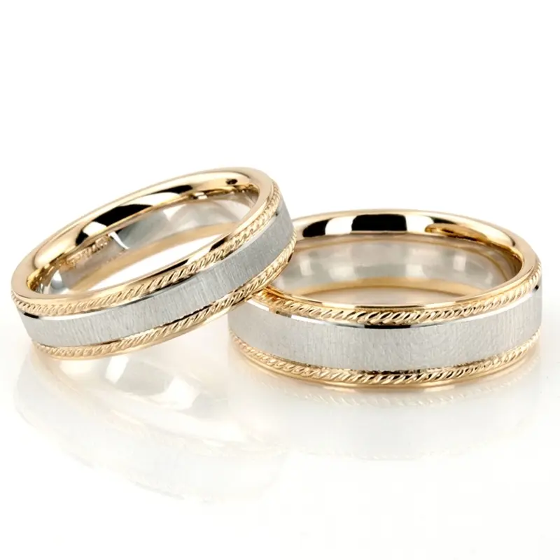 10K step_edge_wedding_band_set - alternate view 3