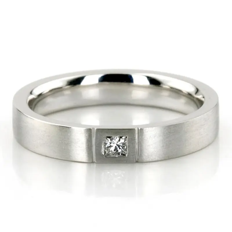 10K princess-diamond-wedding-rings - alternate view 3