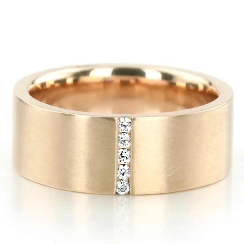 14K channel-set-diamond-wedding-bands - alternate view 4