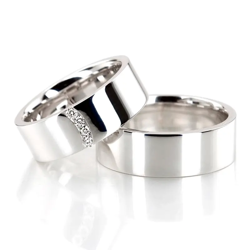 10K basic-diamond-wedding-rings - main view