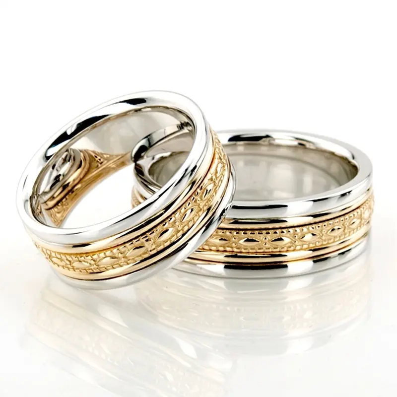 10K antique_handmade_wedding_ring - alternate view 3