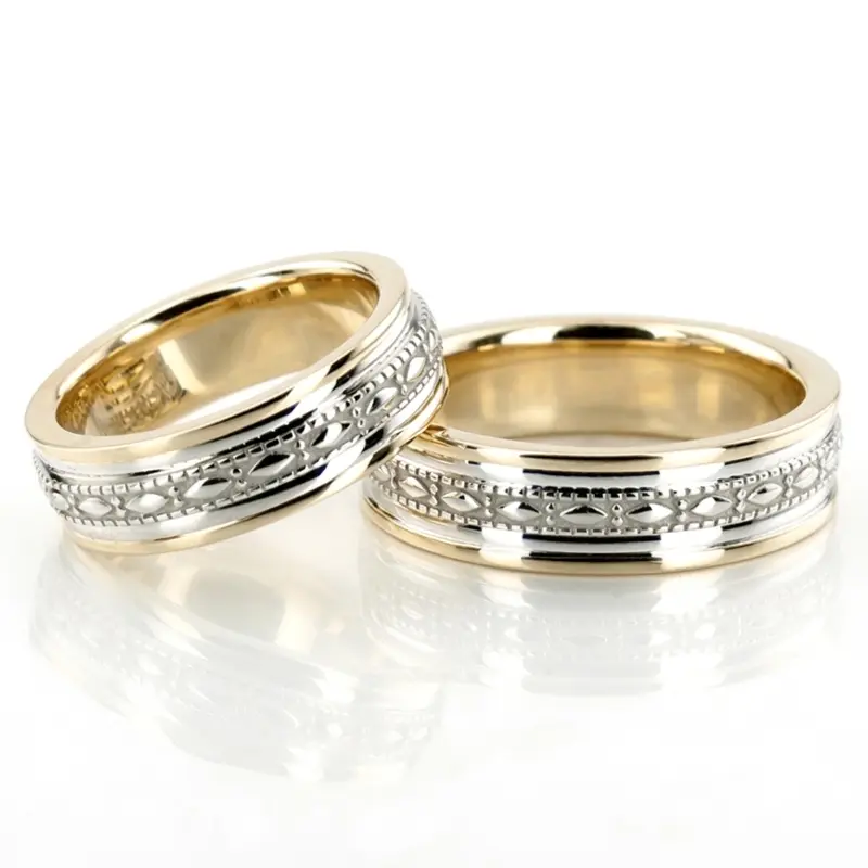10K antique_handmade_wedding_ring - main view