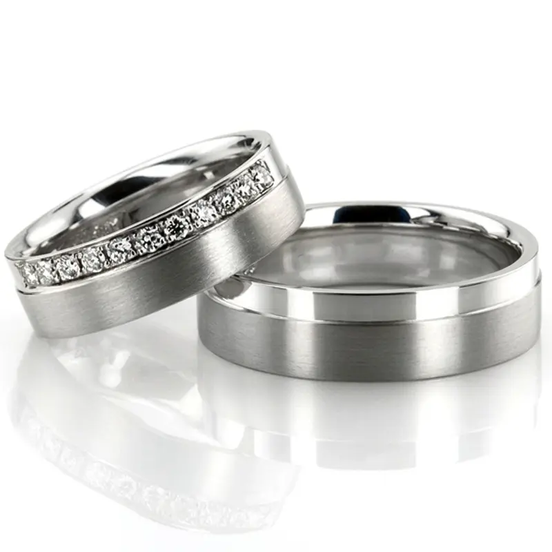 10K channel-set-diamond-wedding-ring - main view