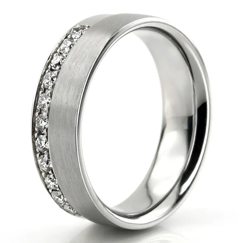 10K channel-set-diamond-wedding-ring - alternate view 5
