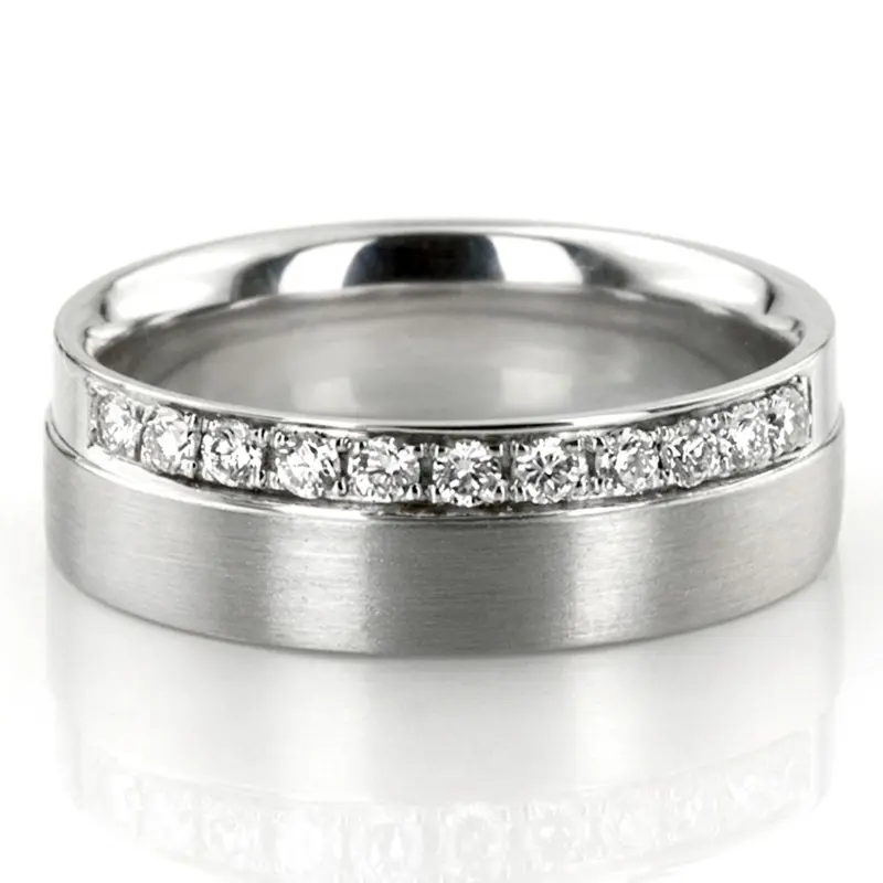 10K channel-set-diamond-wedding-ring - alternate view 4