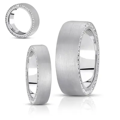 Diamond Classic Round Cut Wedding Band 3 - view 1 of 2