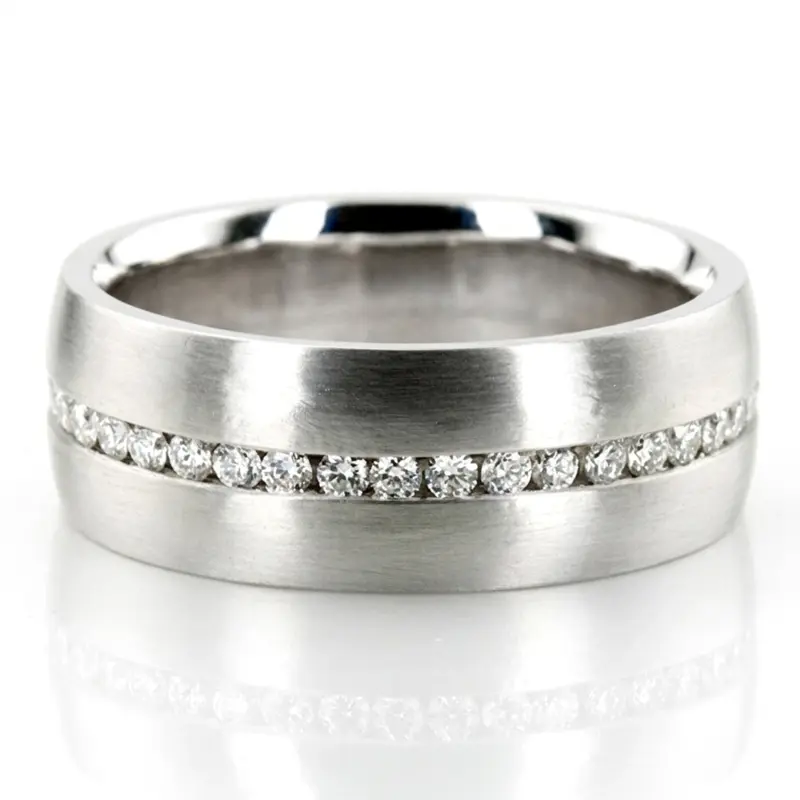 10K his-and-her-diamond-classic-round-wedding-band - alternate view 3