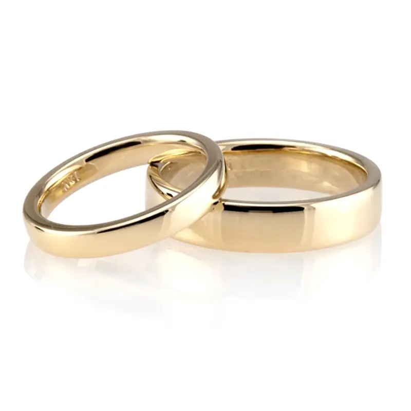 14K euro-dome-comfort-fit-wedding-band - main view