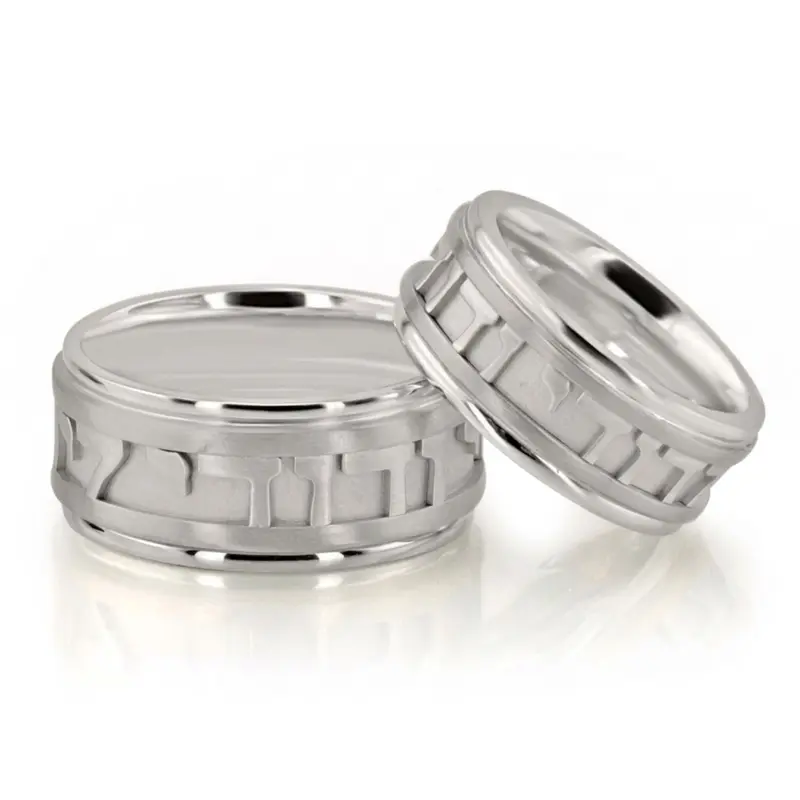 10K ani_ledoddi_jewish_wedding_ring - alternate view 5