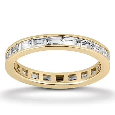 1.50 ct. Baguette Cut Channel Set Diamond Eternity Wedding Band - view 2 of 4