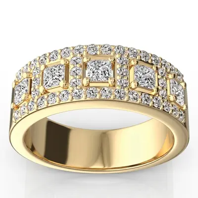 Brilliant Multi-Row Diamond Fashion Ring (1 ct. tw.) - view 1 of 7