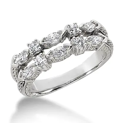 0.58 ct. tw. Diamond Fancy Vintage Ring - view 2 of 4