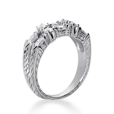 0.58 ct. tw. Diamond Fancy Vintage Ring - view 3 of 3