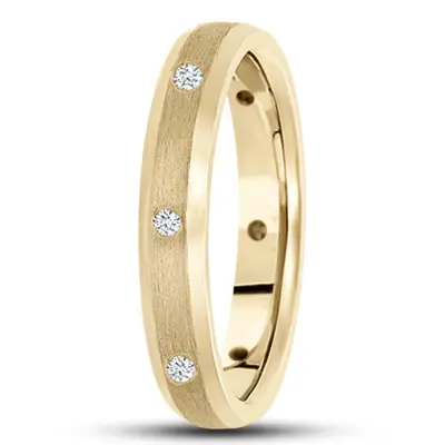 Traditional Diamond 4mm Wedding Band - view 1 of 2