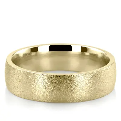 Wire Matte Plain Wedding Band - view 2 of 2