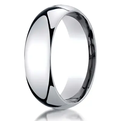 Benchmark Plain Dome Comfort Fit Wedding Band - view 9 of 12
