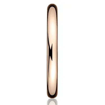 Benchmark 2.5mm High Polished Round Carved Band - view 5 of 6