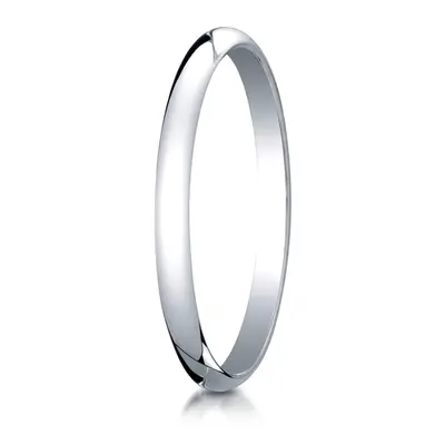 Benchmark Plain Half-Round Dome Wedding Band - view 2 of 10