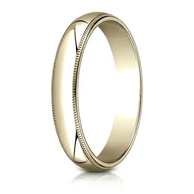 Benchmark Plain Half-Round Milgrain Wedding Band - view 1 of 6