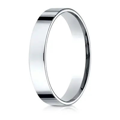 Benchmark Plain Flat Comfort Fit Wedding Band - view 2 of 6