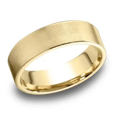 Light Comfort Satin-Finished Carved Design Band - view 4 of 6