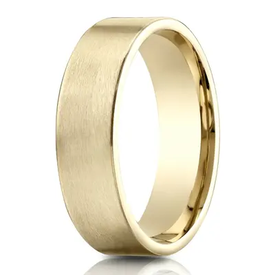 Light Comfort Satin-Finished Carved Design Band - view 2 of 6