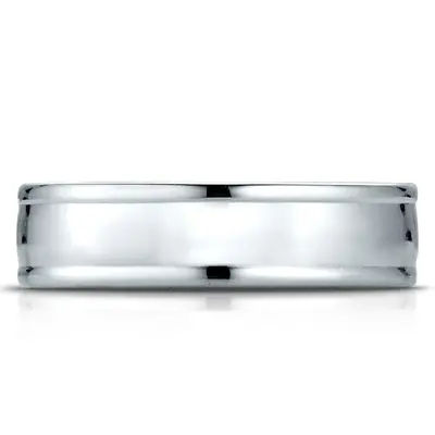 Light Comfort High Polish Finish Round Edge Design Band - view 4 of 6