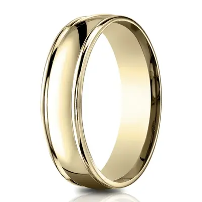 Light Comfort High Polish Finish Round Edge Design Band - view 2 of 6