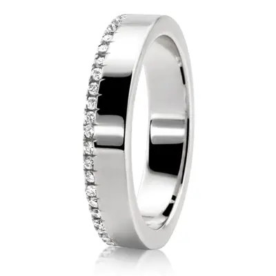 Radiant Line Diamond Wedding Ring - view 2 of 5