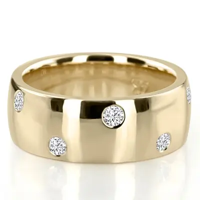 Scattered Diamond Wedding Ring  - view 5 of 5