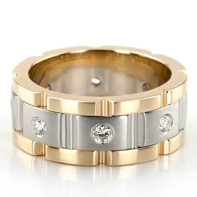Rolex Inspired Round Diamond Wedding Ring - view 3 of 6