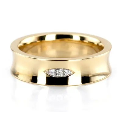 Spark Eye Diamond Wedding Band - view 2 of 2