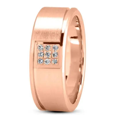 Pave Set Diamond Wedding Ring - view 3 of 4