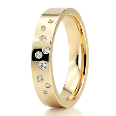 Milky Way Brilliant Cut Diamond Wedding Band  - view 7 of 7