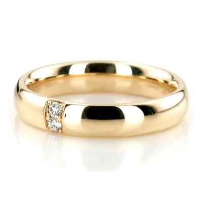 Double Row Diamond Wedding Band - view 3 of 3