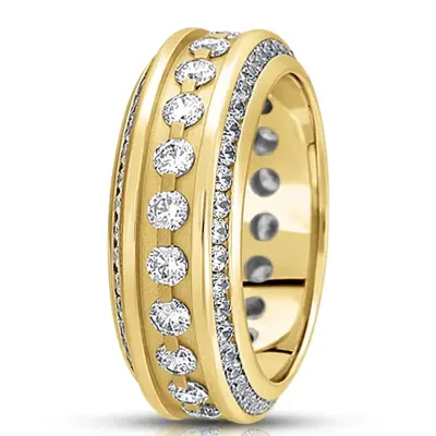 Magnificent All-around Diamond Wedding Band - view 1 of 5