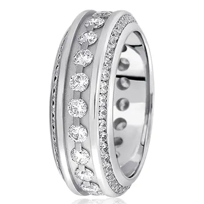 Magnificent All-around Diamond Wedding Band - view 2 of 5