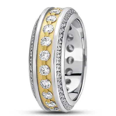 Magnificent All-around Diamond Wedding Band - view 4 of 5