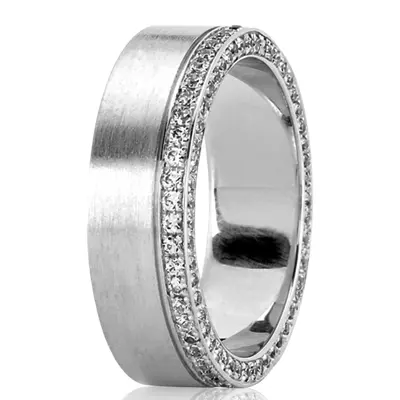 Diamond Edge Classic Wedding Ring - view 2 of 4