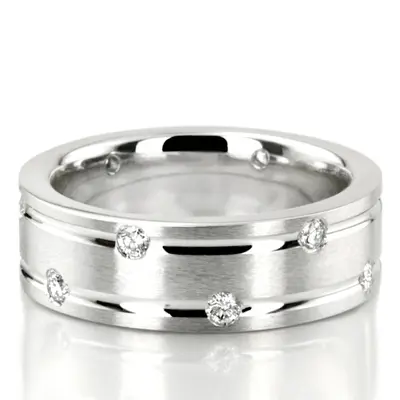 Diamond Classic Round 7mm Wedding Band alternate view