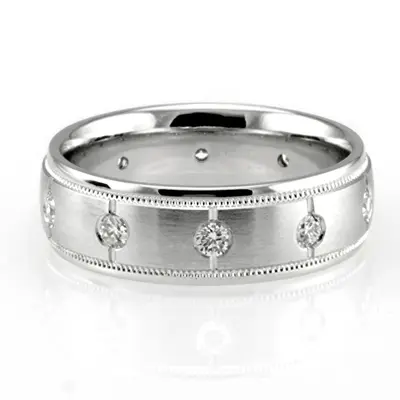 Elegant Diamond Wedding Ring - view 1 of 5