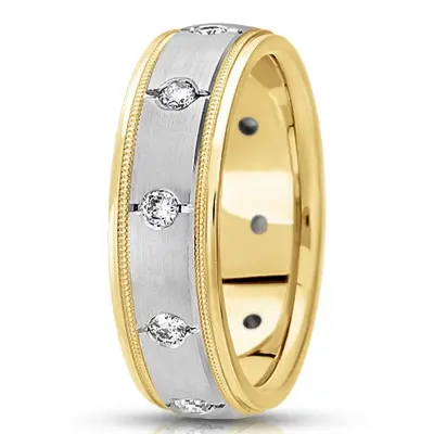 Elegant Diamond Wedding Ring - view 4 of 5