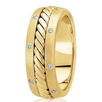 Refined Diamond Wedding Ring - view 4 of 6