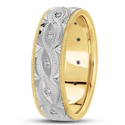 Elaborate Diamond Wedding Band - view 6 of 6