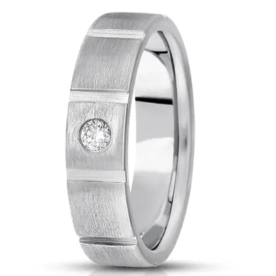 Traditional Diamond 6mm Wedding Ring alternate view