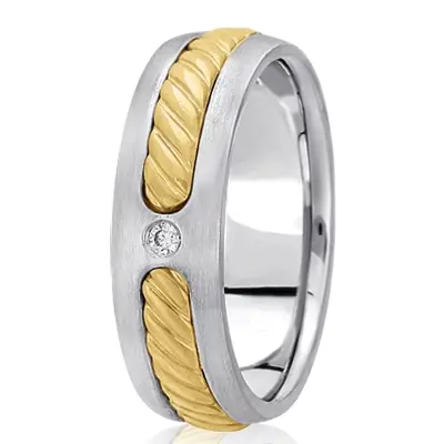 Chic Diamond Wedding Ring - view 1 of 4