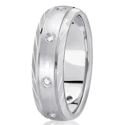 Elegant Diamond Wedding Band  - view 2 of 4